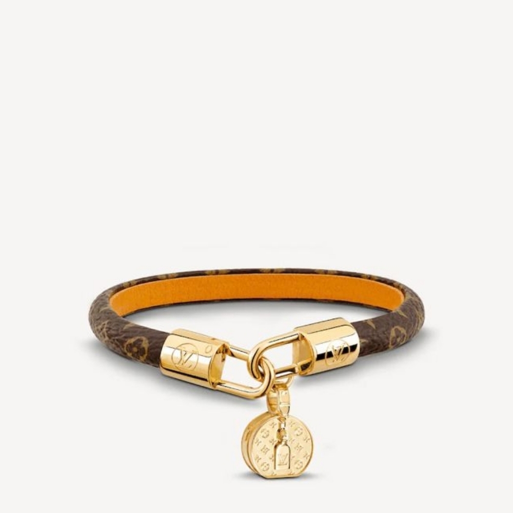 Authentic Louis vuitton leather bracelet